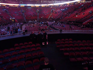 Deuxième visite backstage avant le spectacle de Bon Jovi au Centre Bell, Québec, Canada (14 février 2013)